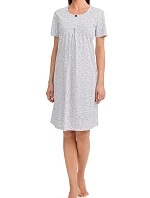 Dámska nočná košeľa 12371-180 bielomodrá - Vamp