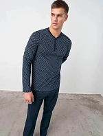 Klasické pánske dvojdielne pyžamo 17600 - Vamp