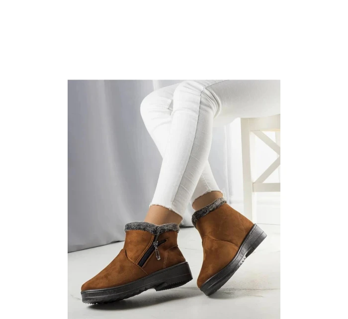 Dámske snehové topánky E3120 Brown - SPORT