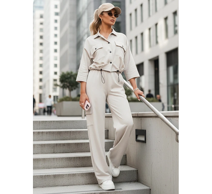 Dámská souprava beige Dstreet model 21975290 - FashionStreet