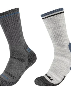 Pánske vlnené ponožky Skechers 2PPK SK41104-9300 Grey 39-42