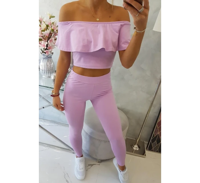 Sada s volánikom fialová