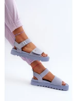 Semišové Sandály na Platformě Big Star model 21655470 - Big Star Shoes