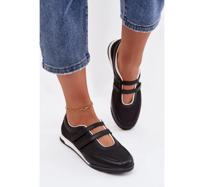 Sportovní dámské baleríny S Pásky Černé Farvessa