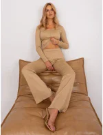 Komplet EM KMPL model 18959470 camelowy - FPrice