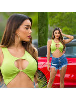 Sexy Koucla Crop Top with cut out