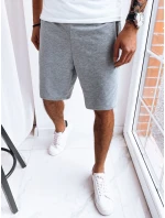 FashionStreet pánske svetlosivé teplákové šortky SX2264