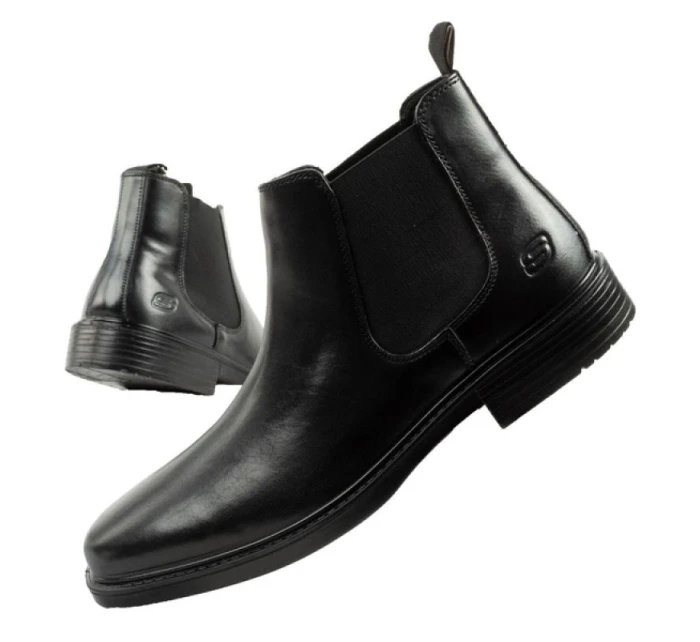 Pánské boty boots smart leather model 21813388 - Skechers Pánské boty boots smart leather model 21813388 - Skechers
