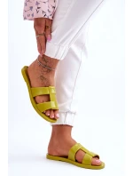 Módní pantofle  zelená model 21615460 - Zaxy