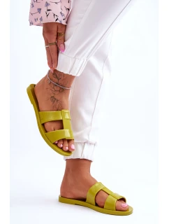 Módní pantofle  zelená model 21615460 - Zaxy