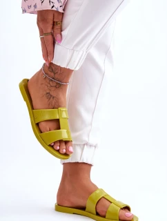 Módní pantofle  zelená model 21615460 - Zaxy