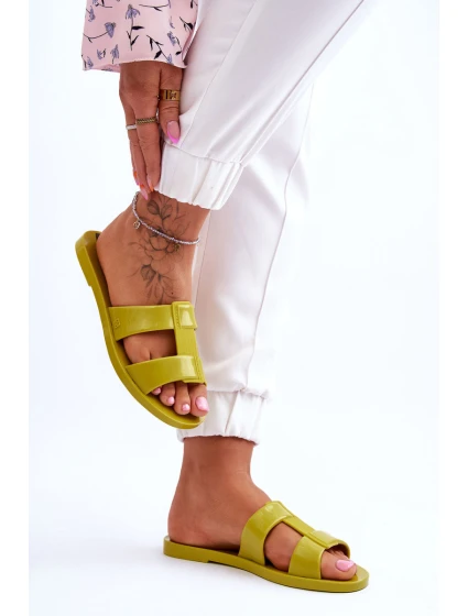 Módní pantofle  zelená model 21615460 - Zaxy