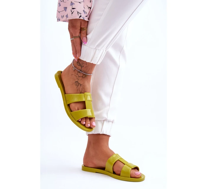 Módní pantofle  zelená model 21615460 - Zaxy