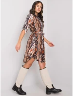 Šaty WN SK model 16327442 černá a béžová - FPrice