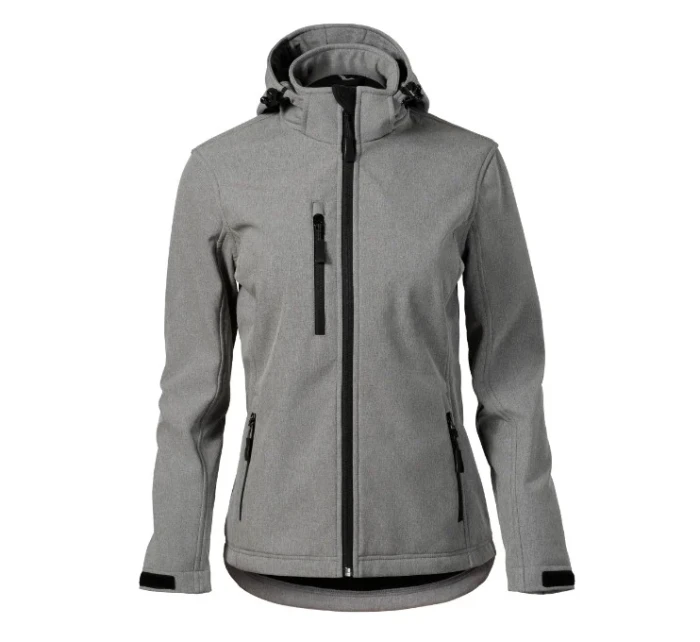 Performance softshellová bunda dámská tmavě šedý melír Performance softshellová bunda dámská tmavě šedý melír