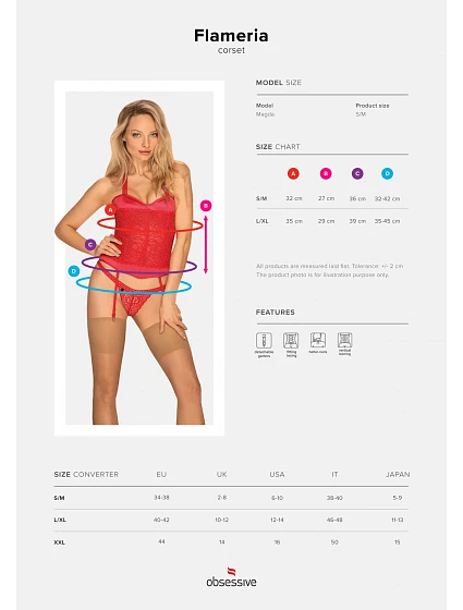 korzet corset  model 16291000 - Obsessive