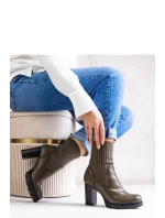 Topánky na podpätku model 205810 Solea Topánky na podpätku model 205810 Solea