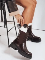 FashionStreet hnedé dámske topánky ZY1208