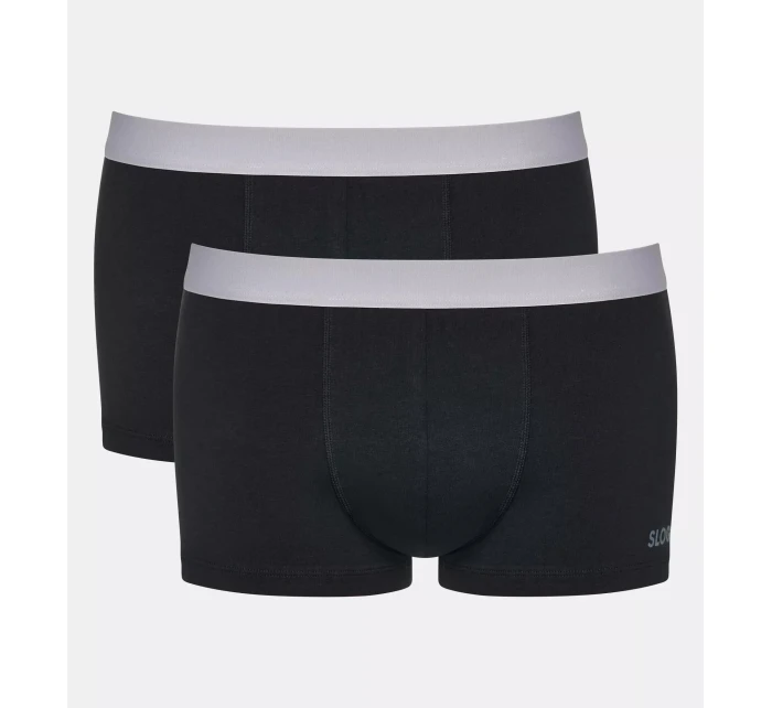 Pánske boxerky GO ABC 2.0 Hipster 2P - BLACK - čierna 0004 - SLOGGI Pánske boxerky GO ABC 2.0 Hipster 2P - BLACK - čierna 0004 - SLOGGI