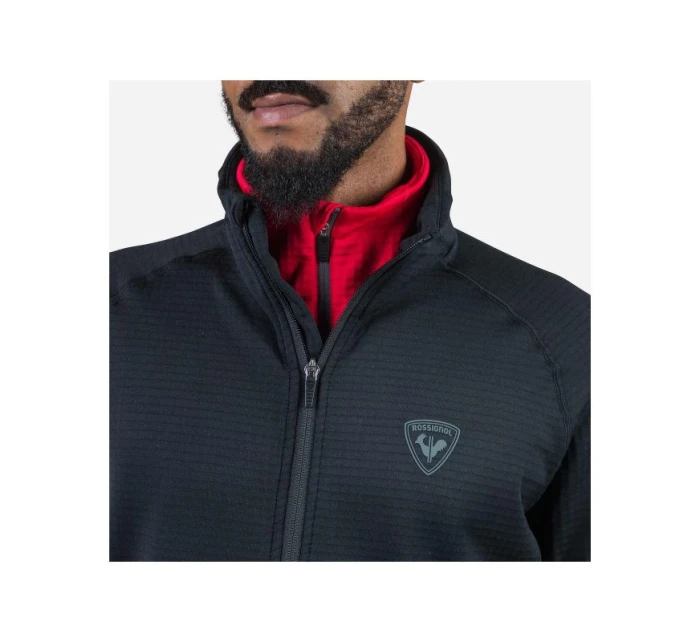 Rossignol Blackside Fleece Fz Mikina čierna
