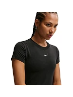 Nike Sportswear Chill Knit dámske čierne tričko FV5508 010