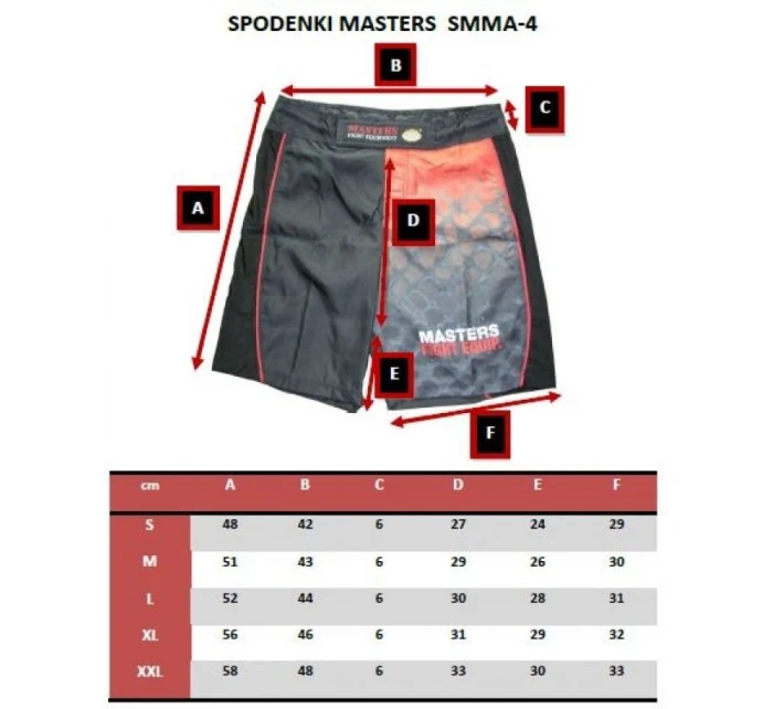 MMA šortky model 21347083 - Masters