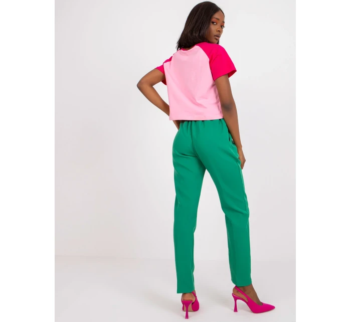 DHJ nohavice SP 12787.21X svetlo zelená