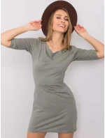 Šaty TW SK G khaki model 16311489 - FPrice Šaty TW SK G khaki model 16311489 - FPrice
