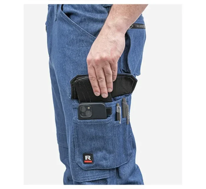 Pánske pracovné džínsy Vertex z ľahkého denimu