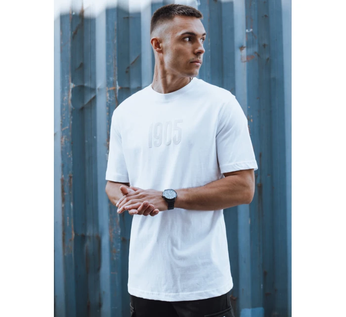 Pánské tričko s potiskem bílé Dstreet model 21975538 - FashionStreet
