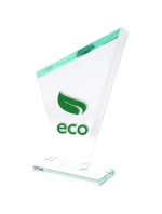 Gravírovaná sklenená trofej + výplň farbou