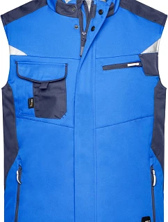 JN 825 Pracovní zimní softshellová vesta Strong model 22491354 royal/navy - Daiber