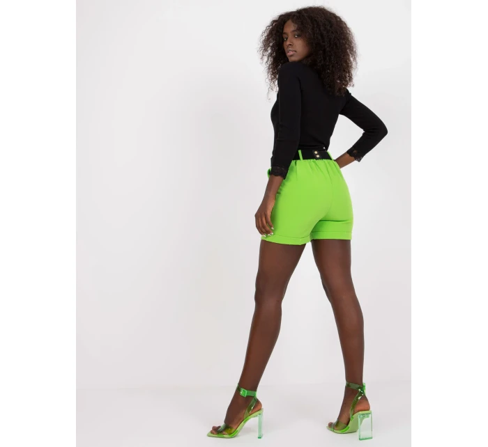 Šortky DHJ SN 13186 1.70 svetlo zelená