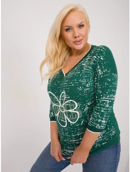 Blúzka RV BZ 9442.27 tmavozelená