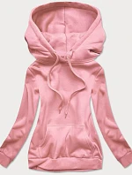 Dámska mikina púdrovo ružová (W02-38)