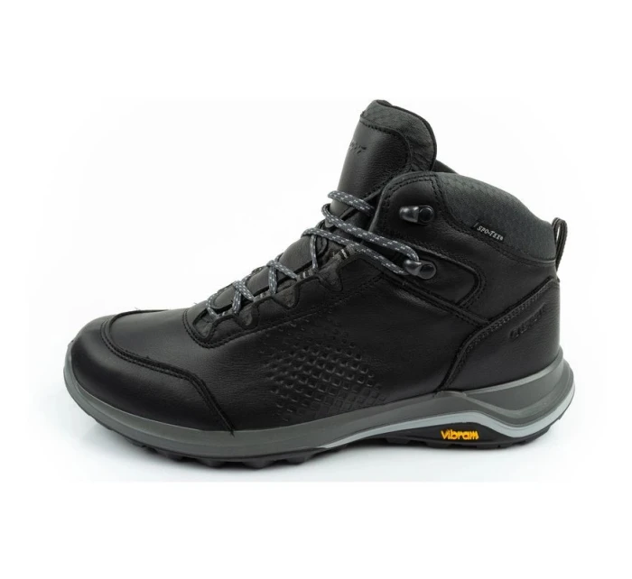 Grisport pánska treková obuv Nero avon SPO-TEX kožená čierna