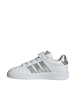 Dětská obuv adidas Grand Court 3.0 white and silver JP9368
