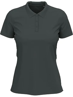 Stedman Stretch Polo Women Dámske elastické polo tričko z hrubej bavlny 05.9740 šedá bridlica