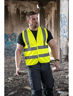 – Vesta se pruhy 76. lime green model 22503373 - Korntex – Vesta se pruhy 76. lime green model 22503373 - Korntex