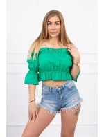 Španielska blúzka tmavo zelená Španielska blúzka tmavo zelená