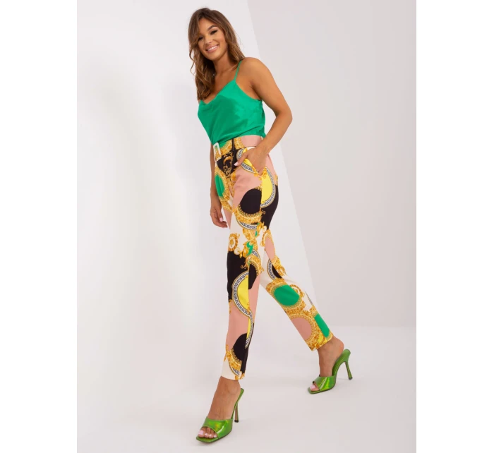 Spodnie DHJ SP model 18725443 czarno beżowy - FPrice