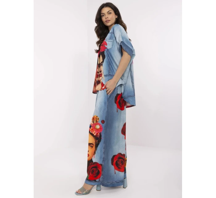 Nohavice DHJ SP 19183 5.78 modrá Nohavice DHJ SP 19183 5.78 modrá