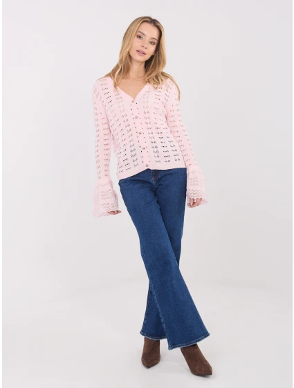 Jumper PM SW SF118.86 světle růžový Jumper PM SW SF118.86 světle růžový