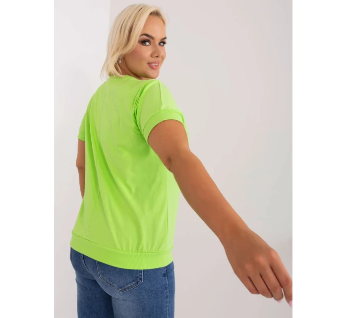 Bluzka RV BZ model 19915389 limonkowy - FPrice Bluzka RV BZ model 19915389 limonkowy - FPrice