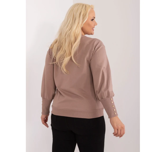Bluzka RV BZ model 19755244 ciemny bezowy - FPrice