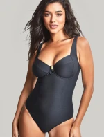 Dámske jednodielne plavky Marianna Balcony Swimsuit SW1590 Black - Panache