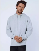 Pánská šedá mikina s kapucí Dstreet model 21963583 - FashionStreet