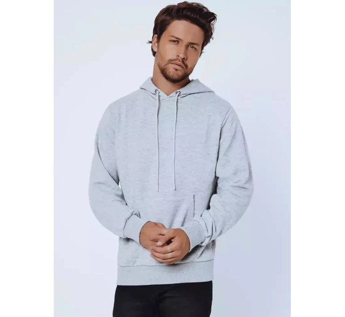 Pánská šedá mikina s kapucí Dstreet model 21963583 - FashionStreet