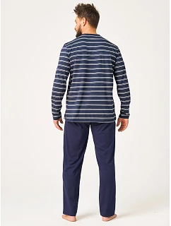 Pyžamo MNS model 22316358 B26 dlouhé rukávy, velikosti M–2XL - Key