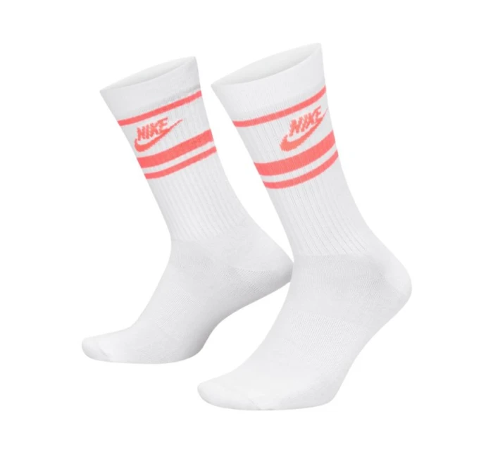 NK Nsw Everyday Essential ponožky 3 páry bílé 100 model 21476729 - NIKE NK Nsw Everyday Essential ponožky 3 páry bílé 100 model 21476729 - NIKE